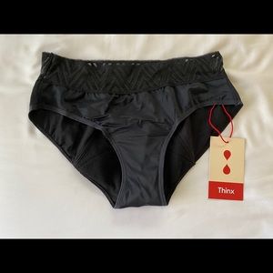 Thinx Women's Super Hiphugger Period Panties Small